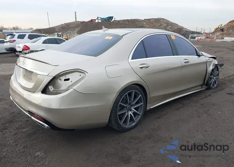 2019 Mercedes-Benz S 560 из США, поврежденный, VIN WDDUG8DB4KA459171